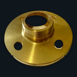 International Shore Connection - Shore Side 4-Hole - SOLAS - Brass 65mm BSP