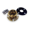 International Shore Connection - Ship Side Slotted - SOLAS - Brass 65mm BSP